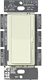 Lutron Diva Electronic Low Voltage Dimmer | 300-Watt, Single-Pole or 3-Way | DVSCELV-303P-BI, Biscui