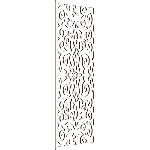 Image of Buel Decorative Pierced Fretwork Wood Wall Panels, 21 3 /8 inchW x 54 3 /8 inchH x 3 /8 inchT, Birch