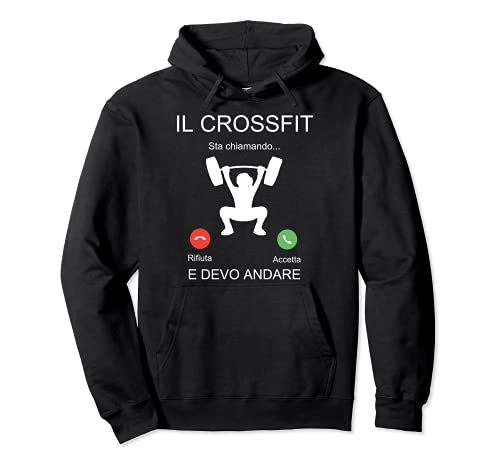 Phrase Funny Gift for Men Women Crossfit Is Calling Pullover Hoodie