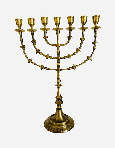 Salomons Menorah Brass, high 16