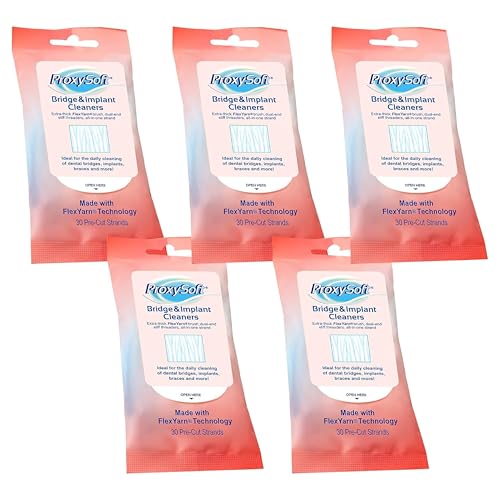 ProxySoft Bridge & Implant Cleaners fil dentaire pour prothèses et bridges pack de 5