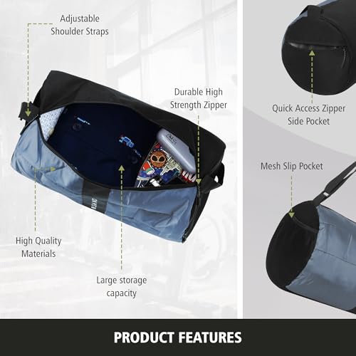 Image of Giordano Duffel Gym Bag : Your Ultimate Workout Companion | Duffle Bag for Travel | Compact,Stylish and Comfortable for Travelling |Suitable for Men and Women