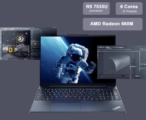 Image of Lenovo ThinkPad E16 Gen 2 16 inch Business Laptop - WUXGA - Anti-Glare - AMD Ryzen 5 7535U (> Intel i7-1360P) - 16GB DDR5-512GB SSD - Fingerprint Reader - Backlit KB - FHD Webcam - Win 11 Pro w /Copilot