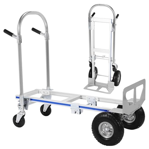 Carretilla convertible plegable con ruedas 800 lbs capacidad miniatura 7