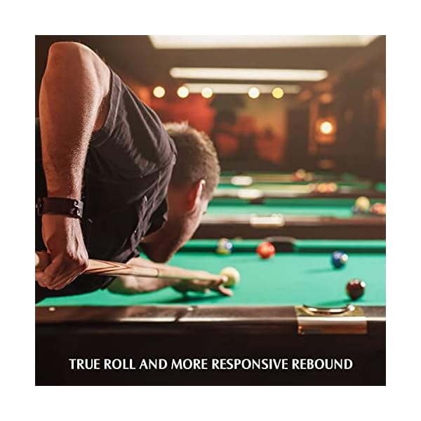 VSSAL Billiard Balls Set Pool Table Balls MarbleSwirl Style 16 Ball