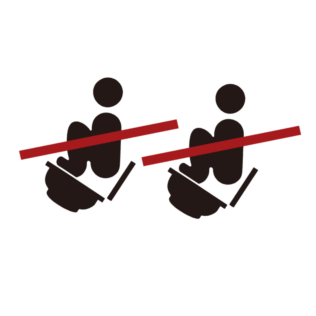 KONTONTY 2 Sheets Toilet Sign Sticker Adhesive Decal for Bathroom Wall Removable Toilet Lid Sign for Restroom Decor Easy Install Motivational Design