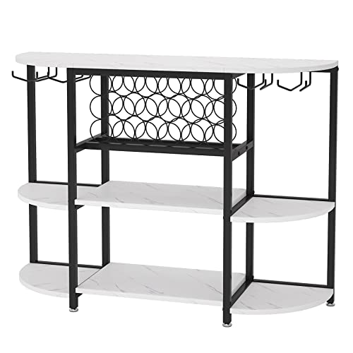 LITTLE-TREE-Home-Bar-Furniture-Wine-Rack-Table-White