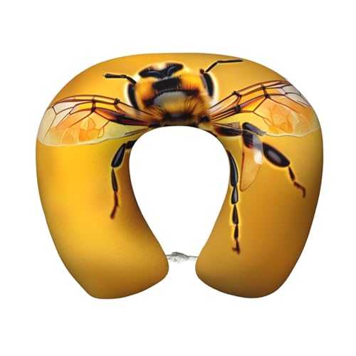 Almohada de viaje de fibra de poliéster tamaño único miniatura 1