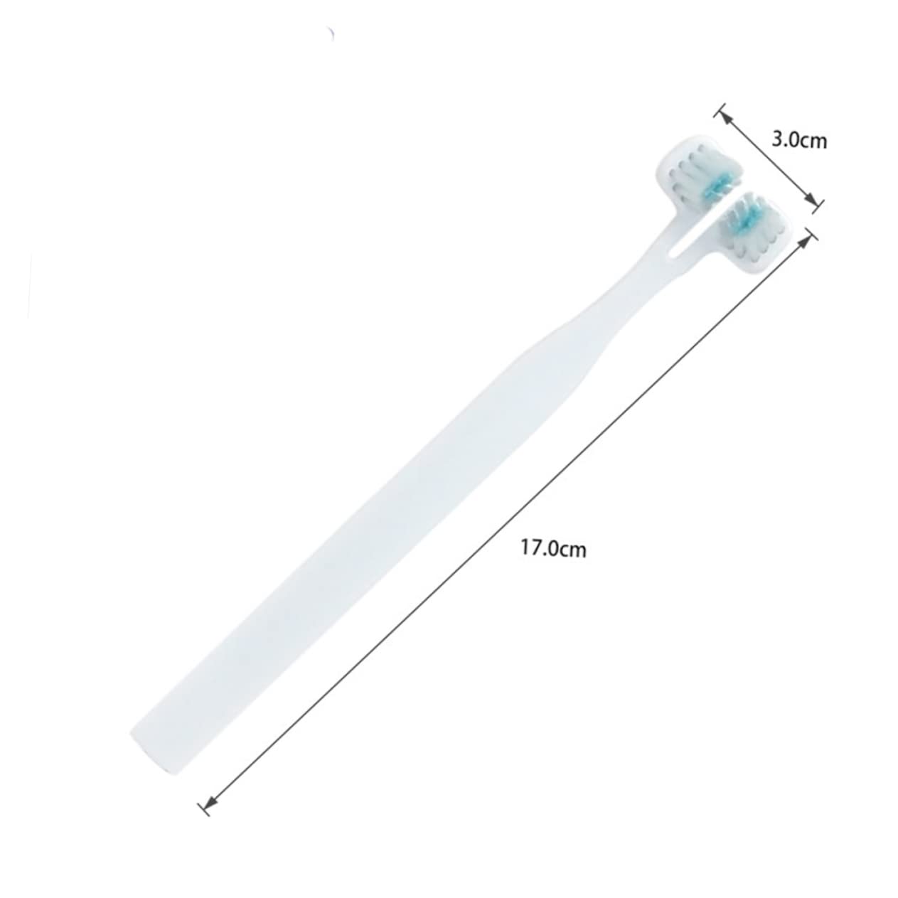 Levemolo Pet Toothbrushes for Dogs Cats 6pc Set Double-Ended Perfect for Pet Health