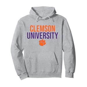 Clemson University Tigers Stacked Pullover Hoodie