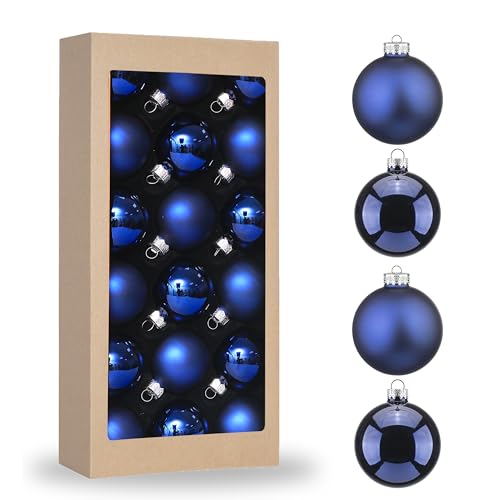 Amooca Christmas Glass Balls Decoration Festival...