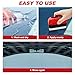Automotive Oil Film Cleaning Brush New Glass Coating for Windshield Glass Oil Film Remover,Clear Vision Glass Cleaner with Refill for Windshield Improves Clarity and Visibility(1PCS)