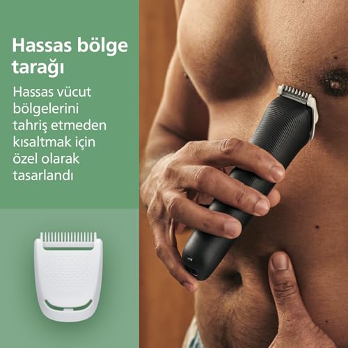 Image of Philips Multigroom 3000 Series All-in-one 9-Piece Trimmer - Shaver and Hair Clipper for Face, Head & Body, Self-Sharpening, Skin-Friendly Blades, 12 Length Settings, Model MG3946 /15