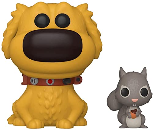 Funko Pop! And Buddy: Dug Days - Dug With Squirrel - Up - Figura de Vinilo Coleccionable - Idea de Regalo- Mercancia Oficial - Juguetes para Niños y Adultos - Movies Fans - Muñeco para Coleccionistas