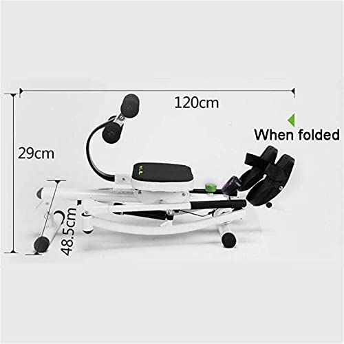 Image of Equipment Home Gym Rowing Machineultifunctional Silent Folding Hydraulic Rowing Machine 12-Speed Resistance Adjustment Cardio Fitness Equipm