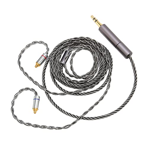 Generic �����p�C���z���P�[�u�� �N���A�T�E���h MMCX - 3.5mm 4.4mm �V���o�[���b�L�� IE300 IE600 900 �p�A���y���D�ƌ���