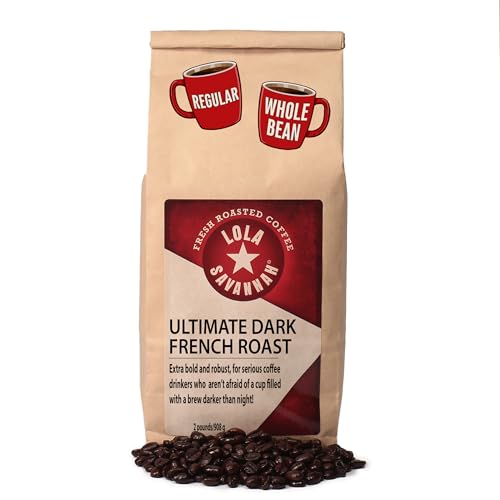 Lola Savannah Ultimate Dark French Roast Whole Bean Caffeinated Coffee miniatura 1