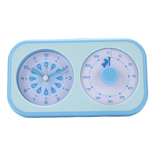 Temporizador visual infantil con alarma y reloj 3 en 1 silencioso 6
