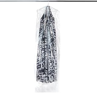 Hangerworld 20 Clear 72inch 80 Gauge Dry Cleaning Laundrette Polythylene Garment Cover Protector Bag