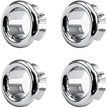 4 Pack Round Overflow Cover - Kitchen & Bathroom Sink Hole Insert Cap