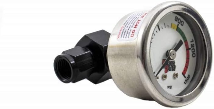 Nitrous Outlet Luminescent Nitrous Pressure Gauge & 4AN Manifold