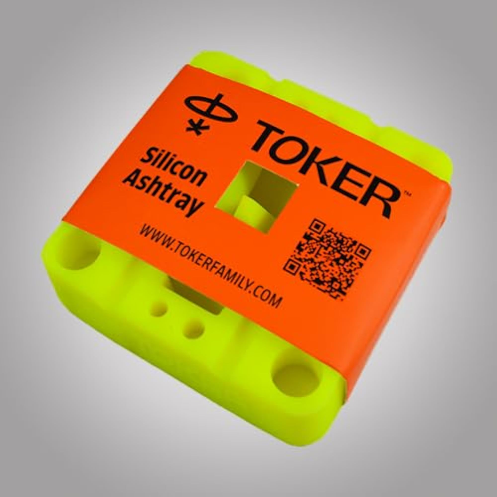 Eco-Friendly Silicone Ashtray with Compartment