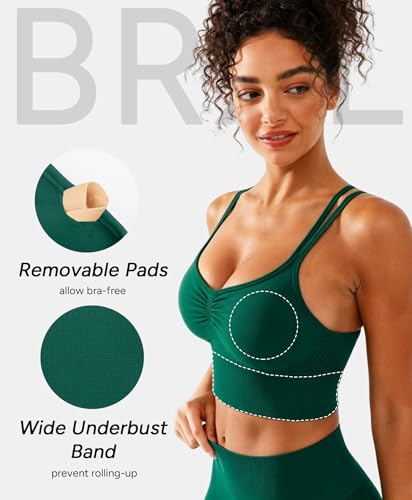 Image of BRXL Sports Bras for Women Crisscross Back Workout Gym Sport Bra