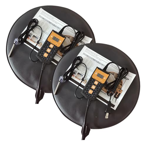 Best Temperature Controller for Fermenting Beer: Top Picks for Perfect Brews 9 Brewing Heat Pad Sourdough Proofing Heat Mat with Temperature Controller Auto Off Timer for Home Beer Brewing Kombucha Yogurt Kefir Fermentation Sourdough Bread Proofing (With Controller, 2 Pack)