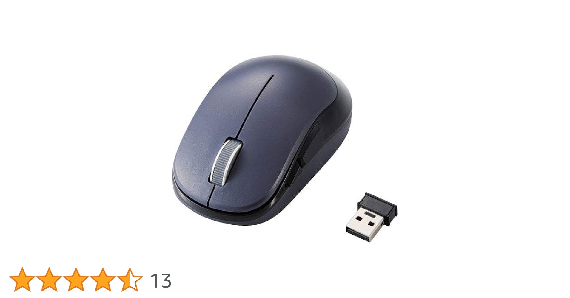 (未使用･未開封品)　エレコム マウス ワイヤレス (レシーバー付属) Mサイズ 5ボタン (戻る・進むボタン搭載) BlueLED EPRIM ブラック M-DY13DBXBK bt0tq1u Amazon.co.jp: エレコム マウス ワイヤレス (レシーバー付属) M