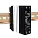 LCLCTC Din Rail Solid State Relay with Heat Sink - DC to AC (3-32V DC Input, 24-480V AC Output), 40A SSR