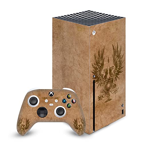 Skin Vinyle Dragon Age Gardiens Gris pour Console Xbox Series X et Manette par Head Case Designs