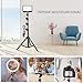 Imagen de UBeesize 2pcs Luz LED de Vídeo Regulables con Soporte de Trípode Ajustable y Filtros de Color para Disparos de Mesa