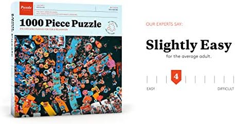 Puzzle Press | Lake Party Puzzle 1000 Piece Adult Jigsaw Puzzle of a Boat Party at the Beach - Moderately Challenging - Puzzle for Summer Lovers