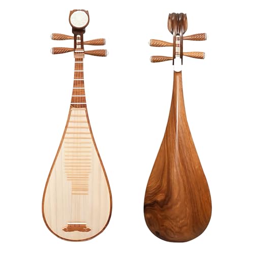 MUYIYANG 高級な紅木琵琶、弦楽器セット、中国民族楽器、音色が美しい、多様な琴頭