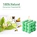 Aokala Scented Bubble Cube Candles - Home Decor Aromatherapy Candle, 5.4 oz Soy Wax, Rose (Pink)