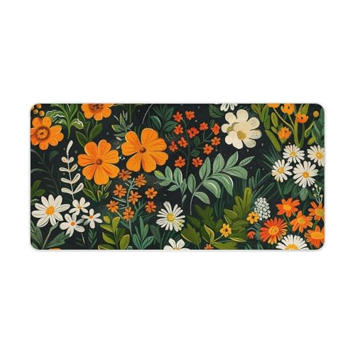 Tapis de souris antidérapant 60x30 cm pour une précision maximale