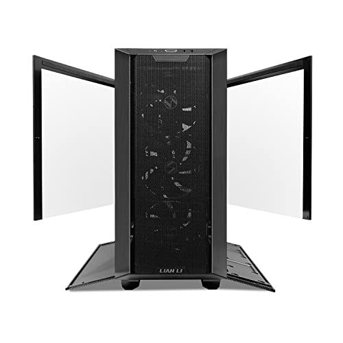 Image of Lian Li Aluminium Lancool Iii Mid-Tower Computer Casei Gaming I Pc Cabinet -Black| Support - Eatx /ATX /Micro-ATX /Mini-Itx| Pre-Installed 3X140Mm Pwm Front Fans and 1X140Mm Pwm Rear Fan-G99.Lan3X.in