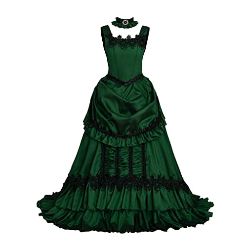 SFWXCOS Interview with Vampire Madeleine Cosplay Kostüm Grünes...