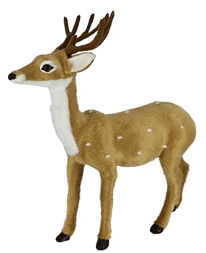 Flair Flower Tierfigur REH aus Kunstfell Realistisches Waldtier Statue...