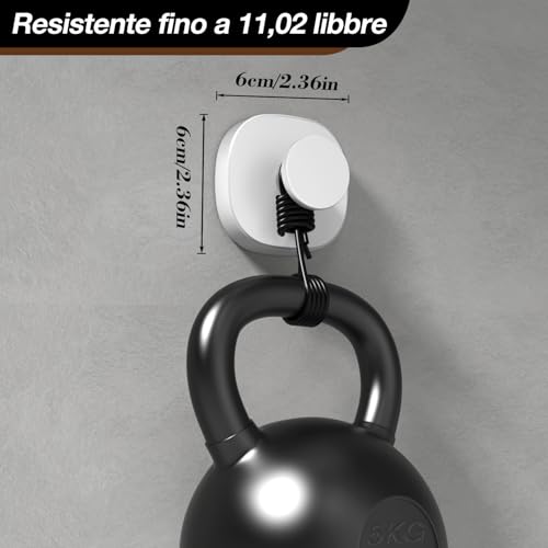 ZUNTO Handtuchhalter Ohne Bohren, 4 Stück Edelstahl Handtuchhalter für Bad & Küche, Vakuum Kleiderhaken - Saugnapf Haken, Bohrfrei, Verstellbar und Wiederverwendbar, Rückstandsfrei, Weiß