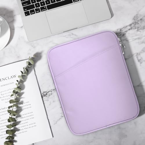 Image of TiMOVO 13 Inch Tablet Sleeve with Pocket for iPad Air 13 inch M3 2025, iPad Pro 13 inch /12.9 inch, Galaxy Tab S9 /S10 Plus /S9 FE+ 12.4 inch, Remarkable Paper Pro 11.8 inch, Purple Lavender