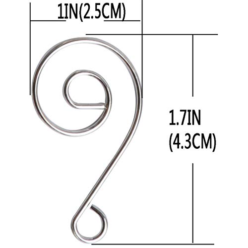 Waltz&F 50Pcs Crystal Chandelier Suncatcher Diy Ornament Parts,Music Note Hanging Hooks #TOP1