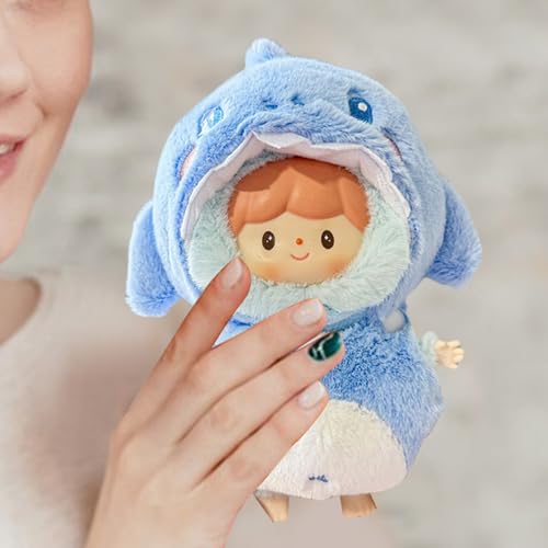 Hai Kostüm, Puppenkleidung Für Kinder, Weiche Anime-Plüschkleidung, Anzug, Outfit-Zubehör, Plüschpuppenkleidung Für Junge, Mädchen