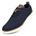 YCMM Mens Casual Dress Shoes Comfortable Breathable Mesh Oxford Business Office Work Walking Lightweight Fashion Summer Tennis Sneakers Black Size 8.5