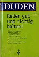 Duden. Reden gut und richtig halten. 3411046821 Book Cover