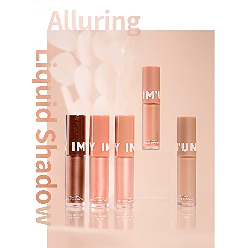 Im Unny Alluring Liquid Shadow | Beige Brown Liquid Eyeshadow Deep Colors Opaque Or Matte Finish Eye Gloss | Long Lasting And Quick Drying | K-Beauty (M02 Graceful Brown) #TOP1