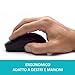 immagine 4Ewent Tastiera e Mouse Wireless, Kit tastiera Mouse Wireless, Tastiera con tasti concavi, Ricevitore 2-in-1 per PC, Notebook, Laptop, Layout Italiano