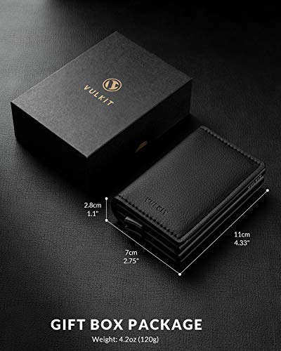 Image of Pop Up Wallet Automatic Slim Leather Credit Card Holder RFID Blocking with Money Clip Business Wallet Holds 12 Cards
