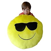 Huge Giant Massive Shades Emoticon Cushion Pillow 50cm 20\" \u2026