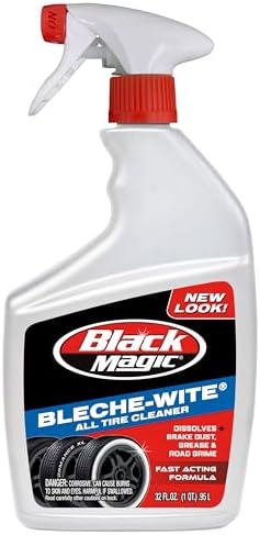 Black Magic 120066 Bleche-Wite Tire Cleaner, 32 oz.
